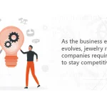 Illustration representing innovation and modern tools for jewelry retail businesses.